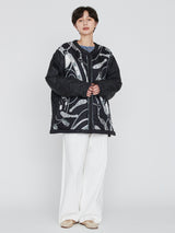 manipuri | ＜ミリタリージャケットUNISEX＞リバーシブル　ネイティブビット