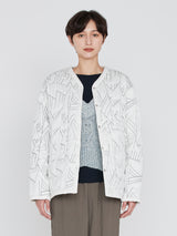 manipuri | ＜キルティングミリタリージャケット＞リバーシブル　タパ