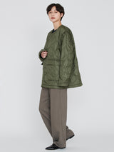 manipuri | ＜ミリタリージャケットUNISEX＞リバーシブル　クロスステッチバンダナ