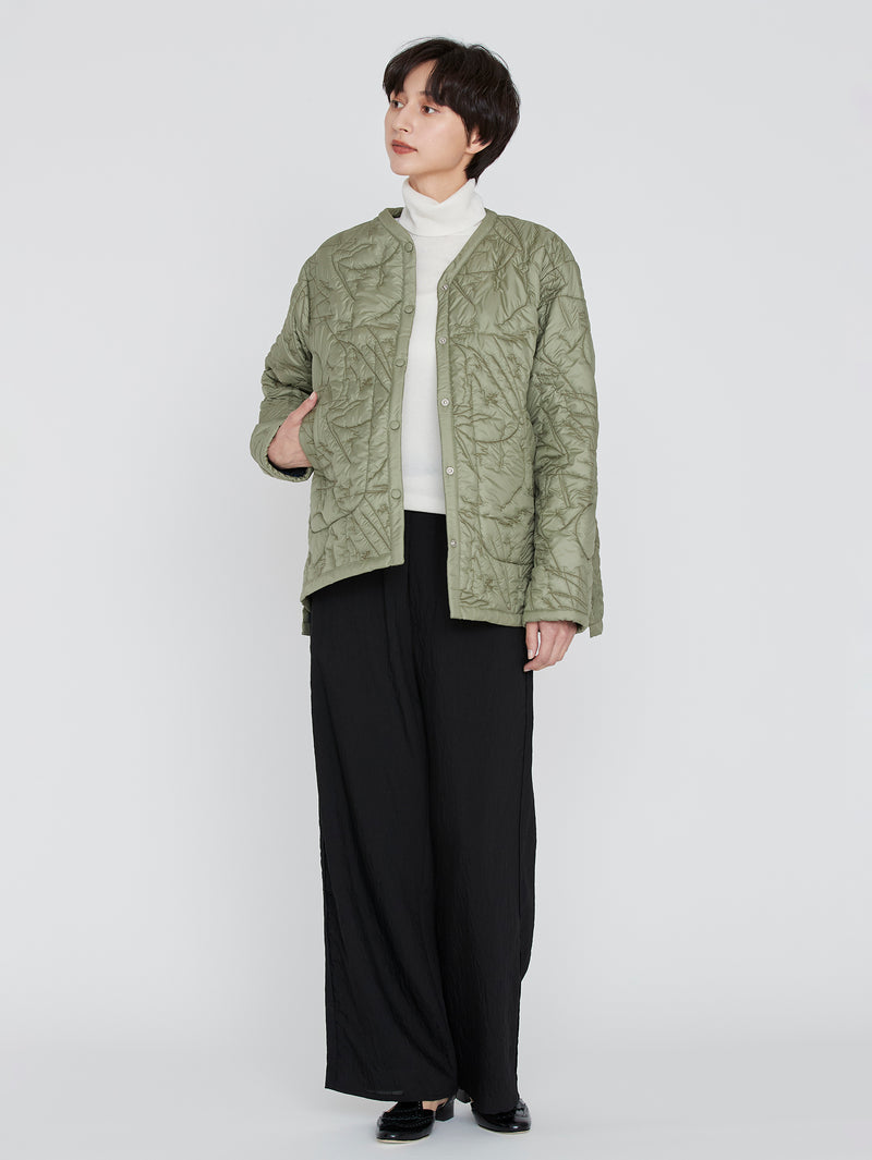 manipuri リバーシブルマウンテン manipuri | ＜キルティングミリタリージャケット＞リバーシブル