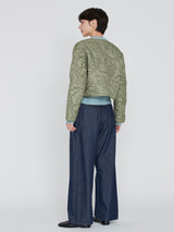 manipuri | ＜キルティングショートジャケット＞リバーシブル　マウンテン