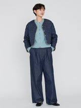 manipuri | ＜キルティングショートジャケット＞リバーシブル　マウンテン