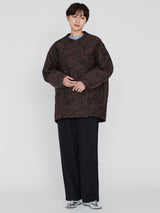 manipuri | ＜ジャガードコクーンコート＞アラベスク