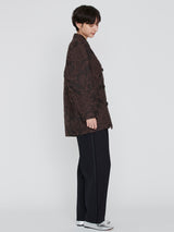 manipuri | ＜ジャガードコクーンコート＞アラベスク