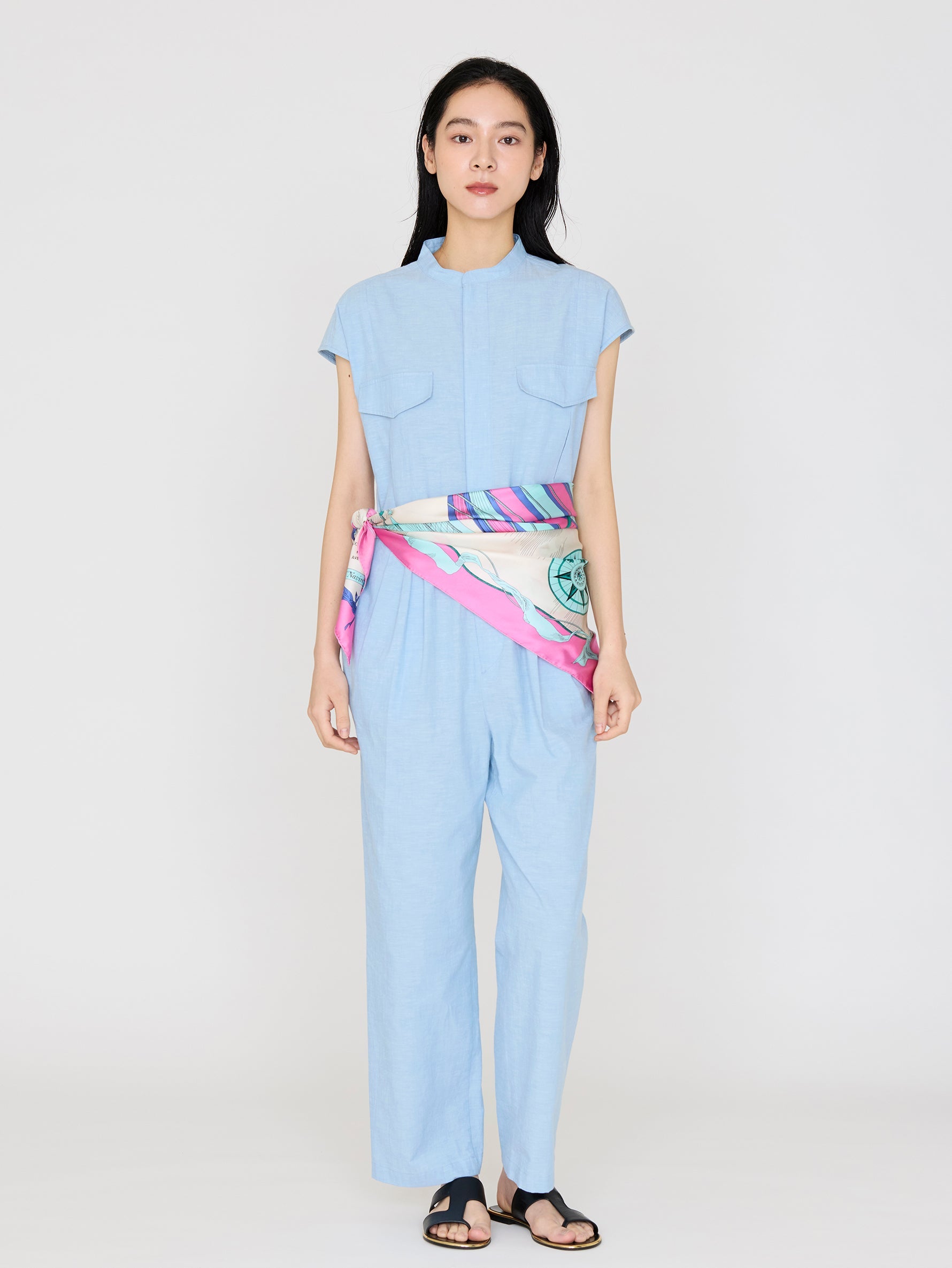 manipuri | ＜シルクスカーフ88＞クラシカルバルーン 0161330140