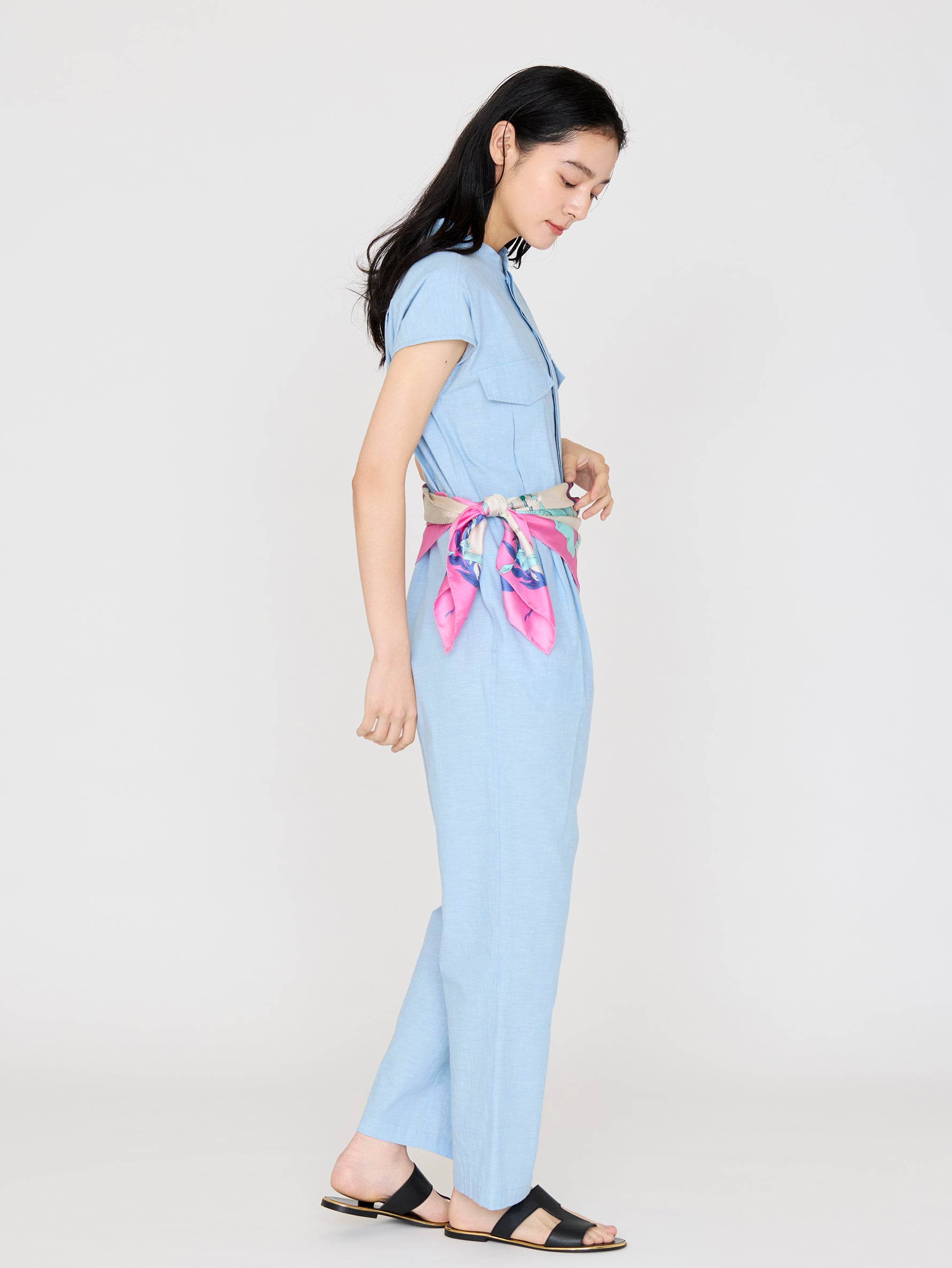 manipuri | ＜シルクスカーフ88＞クラシカルバルーン 0161330140