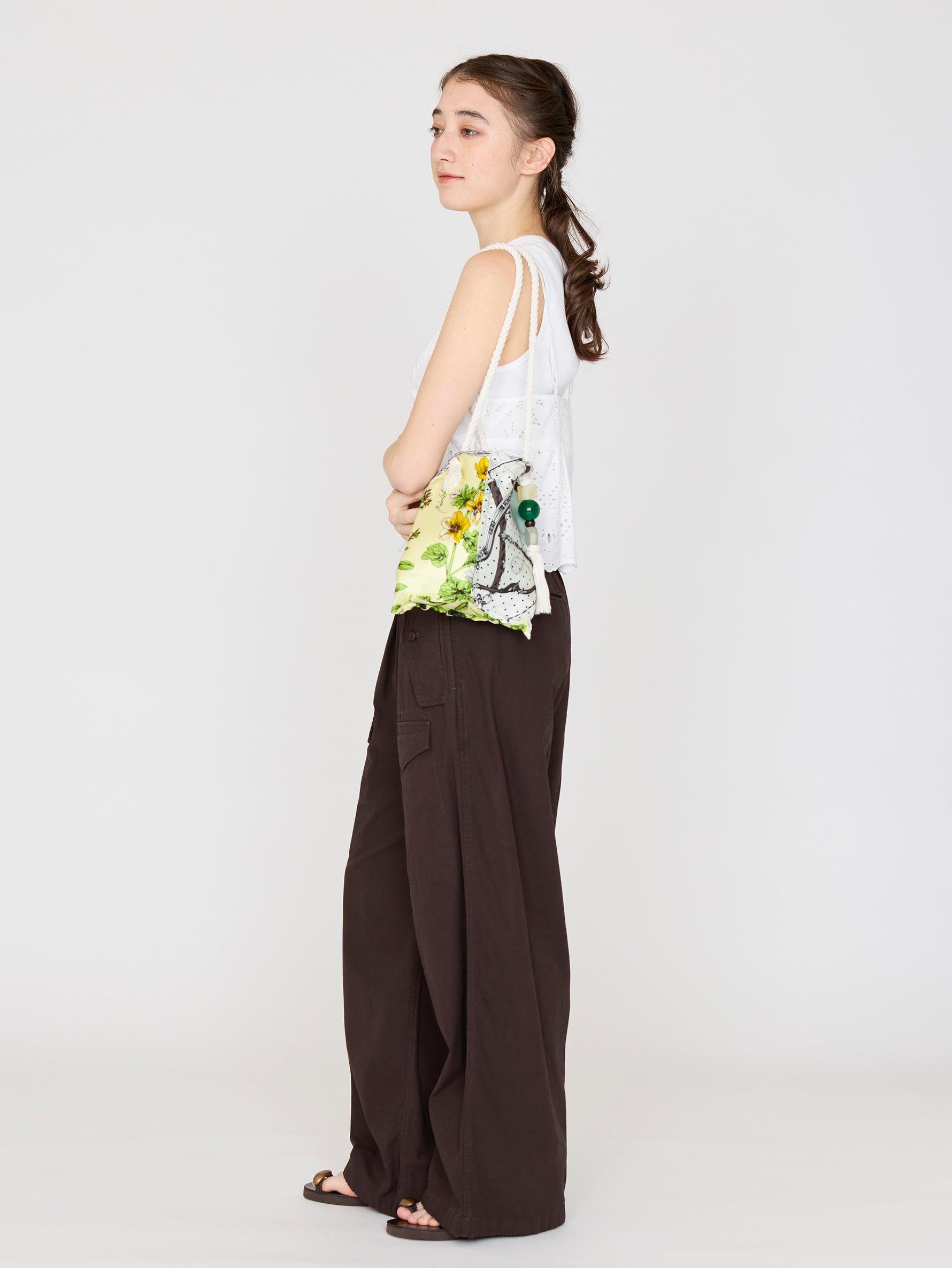 manipuri | ＜ロープリバーシブルプリントトートバッグS＞ビットバルーン 0161252201