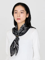 ＜シルクスカーフ65＞メドウバンダナ 0161330040