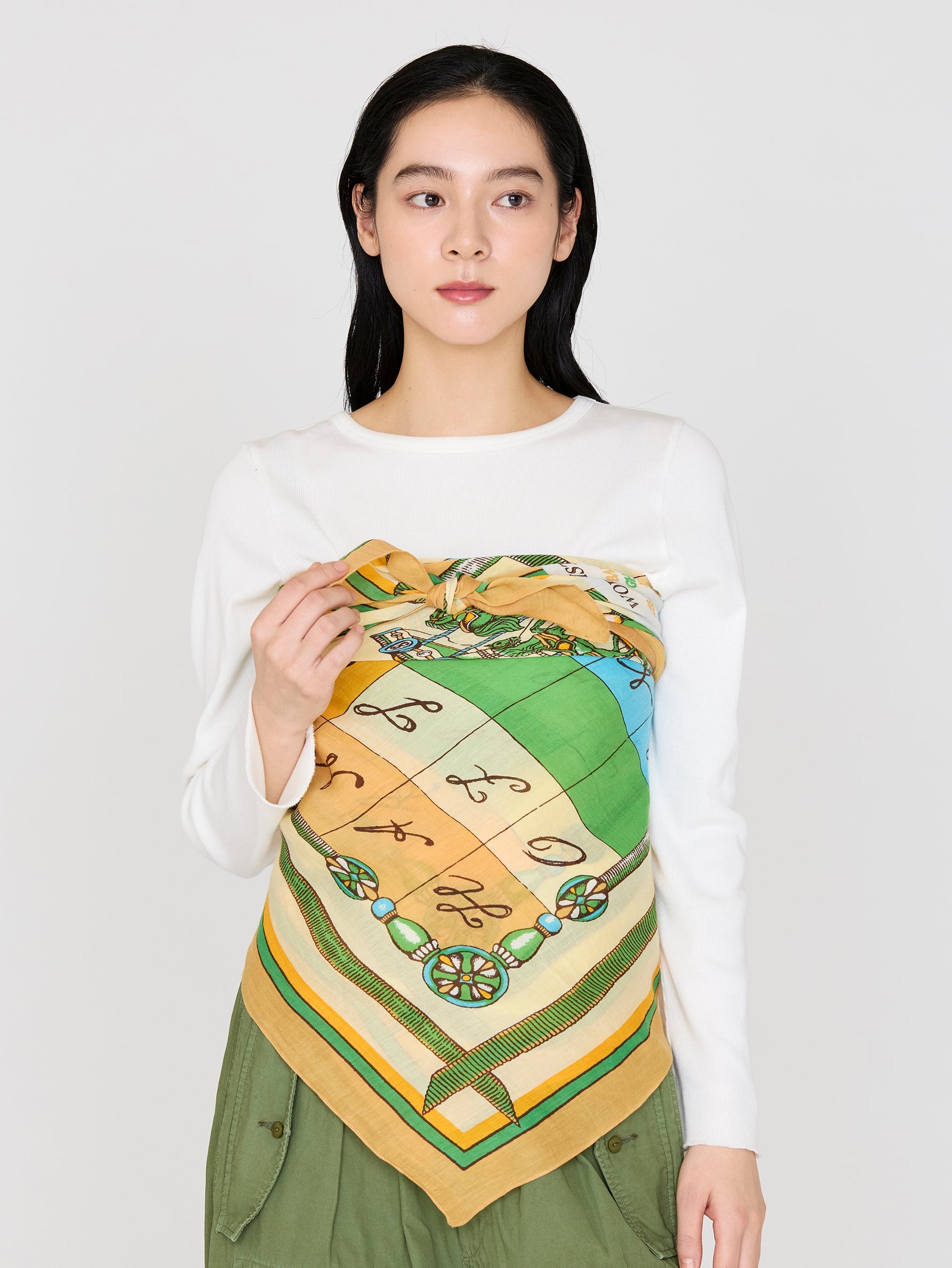 manipuri | ＜コットンシルクストール120＞クロスワード 0161333004