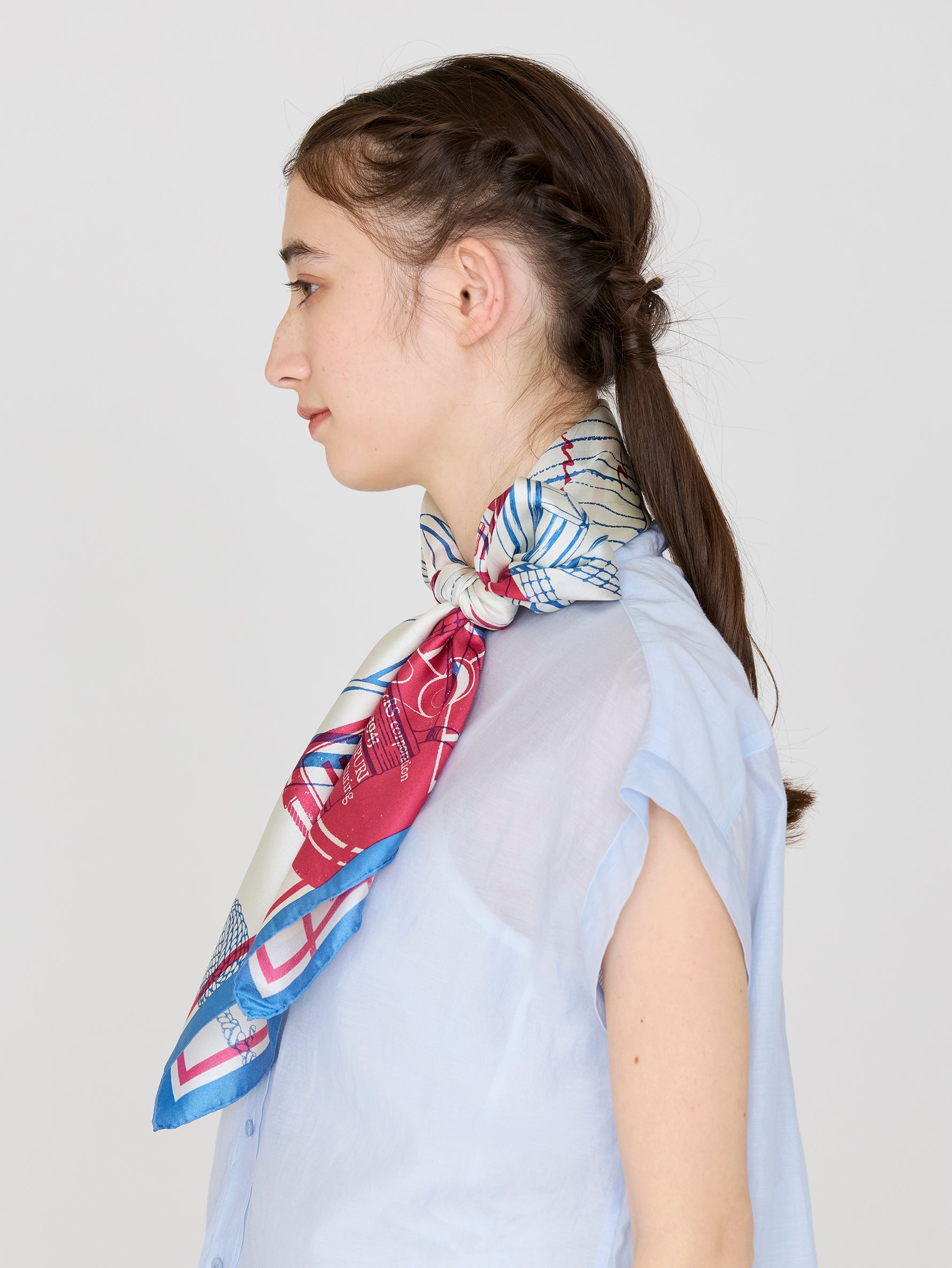 manipuri | ＜シルクスカーフ88＞ボンメール 0161330105