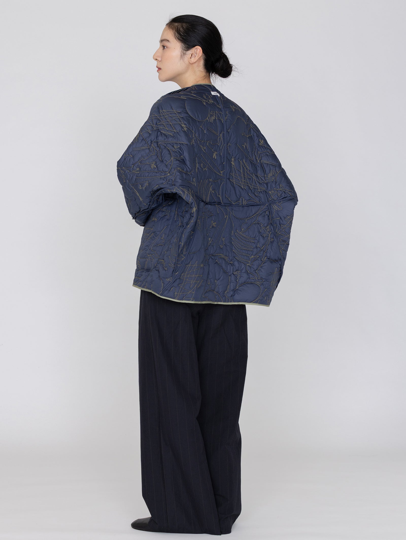 manipuri リバーシブルマウンテン manipuri | ＜キルティング変形ジャケット＞リバーシブル マウンテン