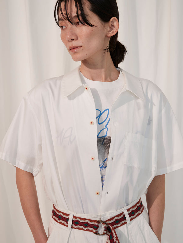 KURO | 100/2 SATIN 60'S S/S SHIRT