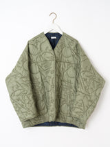 manipuri | ＜キルティング変形ジャケット＞リバーシブル　マウンテン