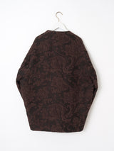 manipuri | ＜ジャガードコクーンコート＞アラベスク