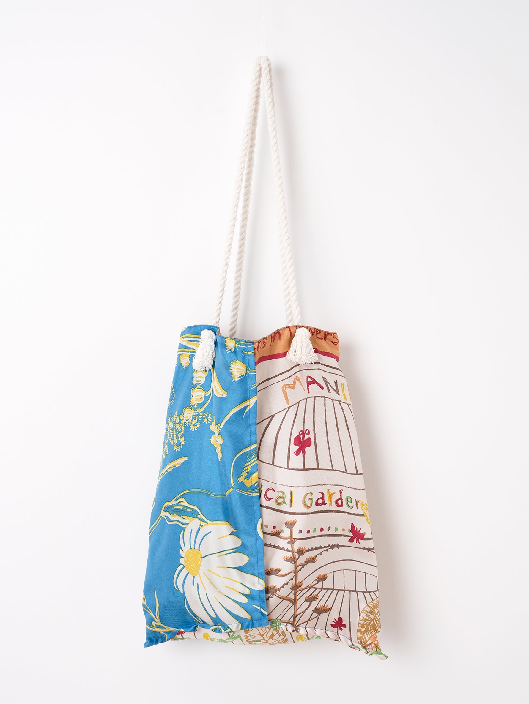 manipuri | ＜ロープリバーシブルプリントトートバッグL＞フローラ 0161252213