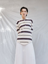 TanC TOKYO | PIQUE BORDER POLO ROMPERS TC26A-008