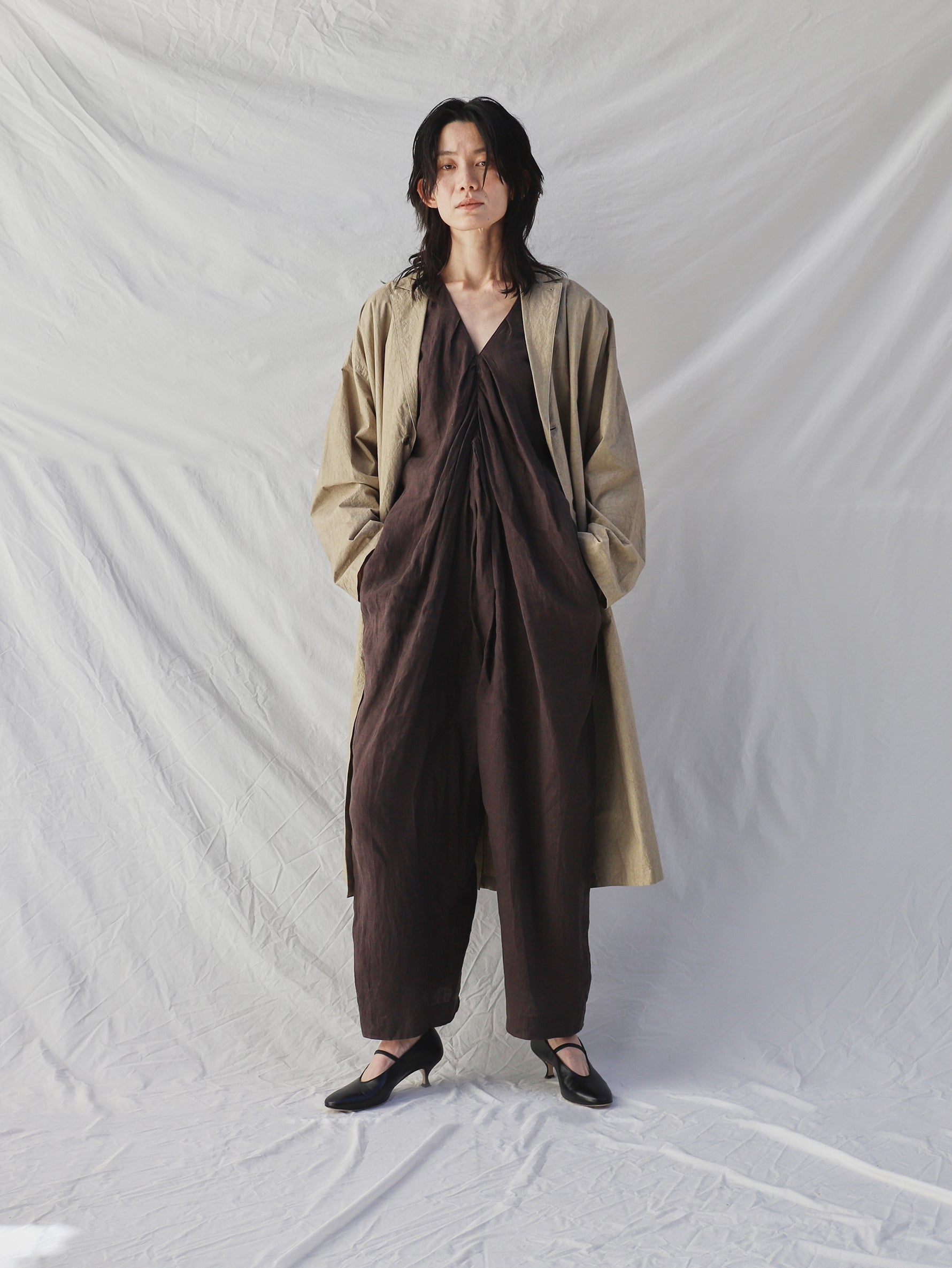 enrica | リネンキャンバスコンビネゾン PANTS 132