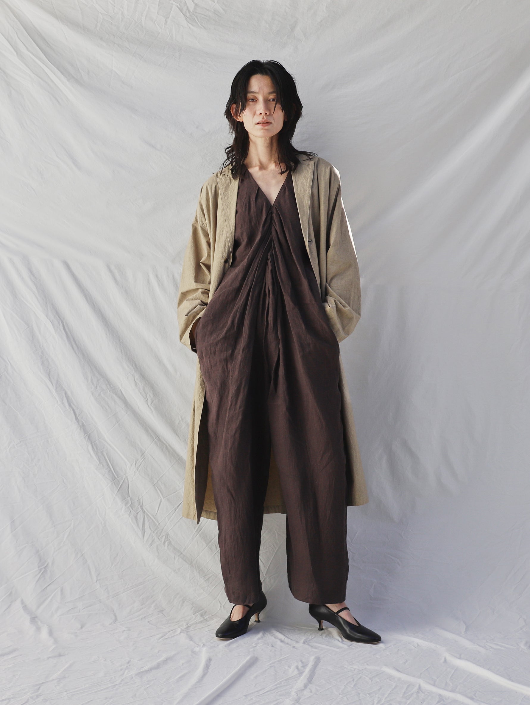 enrica | リネンキャンバスコンビネゾン PANTS 132
