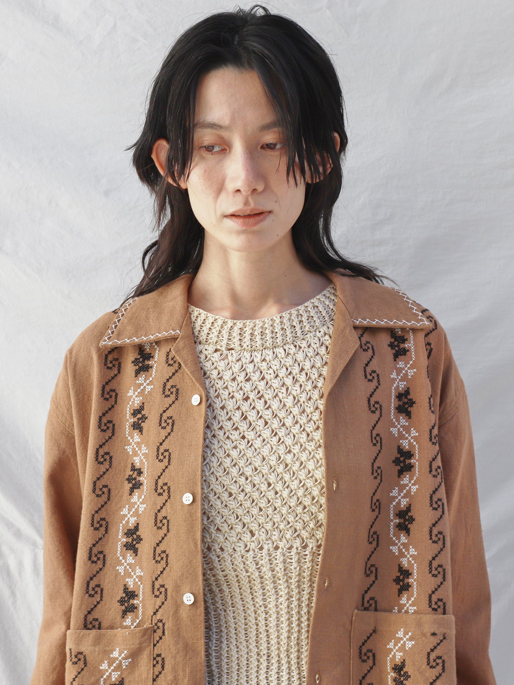 H.A.O | Embroidery Shirt S26TP003