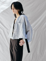 enrica | リネンボイルブラウス H+HELIOTROPE色別注 BLOUSE155