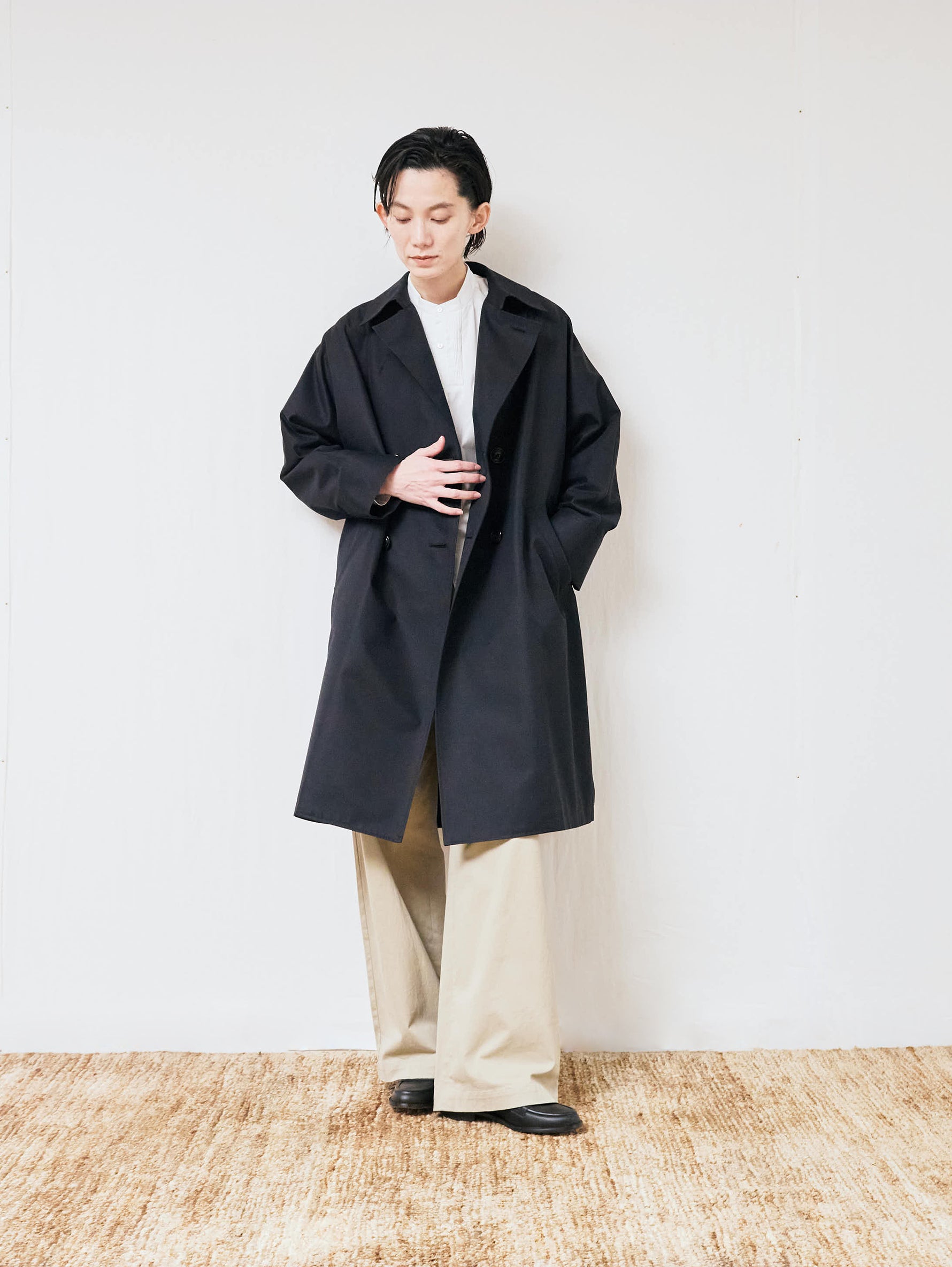 TICCA | テントトレンチコート TBFS-161(直営店限定カラー)ブラック