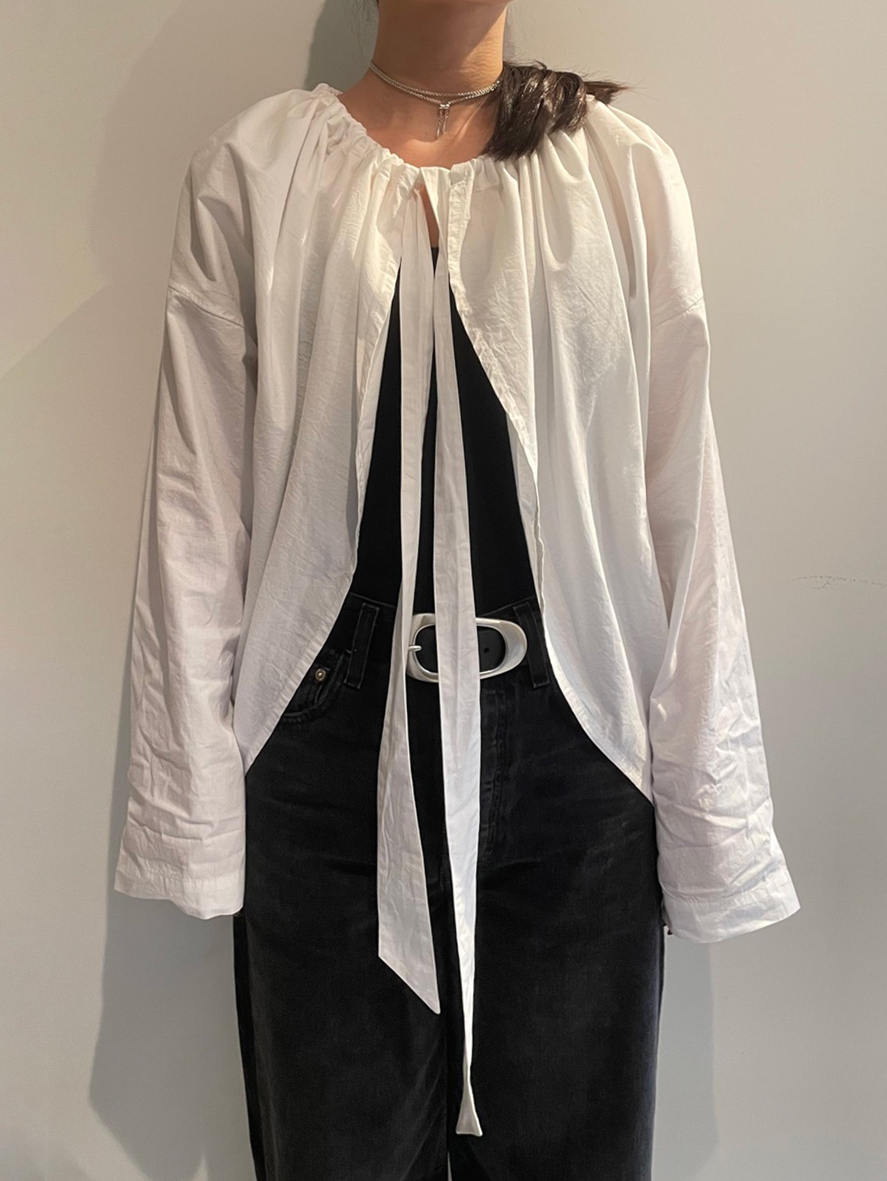 SEEALL | BACK GATHER TOP SAW63 TP306