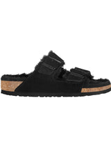 BIRKENSTOCK | アリゾナシアリングスエードファーサンダル Arizona Shearling LEVE Black 752663