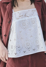 TICCA | TBFS-137 ﾚｰｽｷｬﾐｿｰﾙHSP / white , black（別注商品）