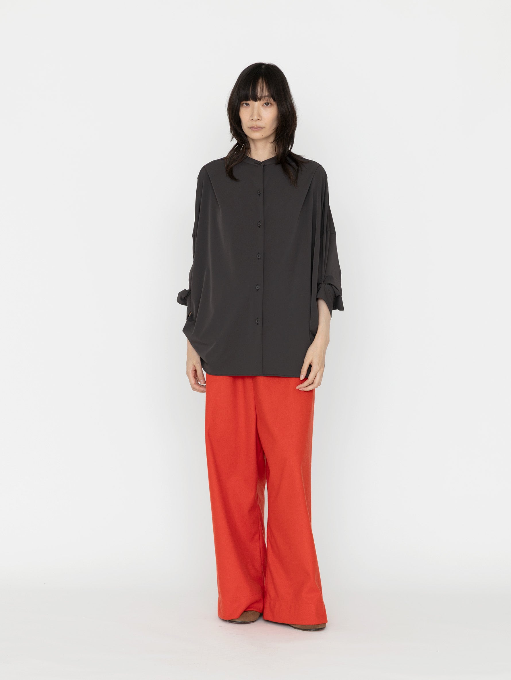 COGTHEBIGSMOKE | OLGA BAND COLLAR SHIRT 15101-238-1507-1