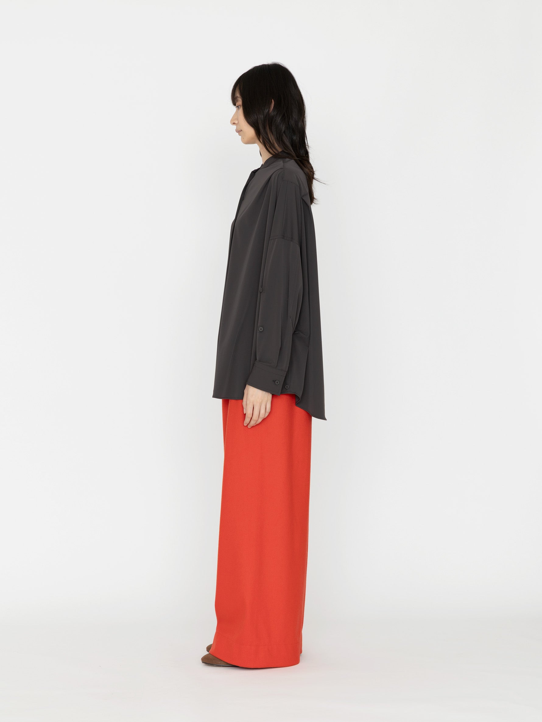 COGTHEBIGSMOKE | OLGA BAND COLLAR SHIRT 15101-238-1507-1