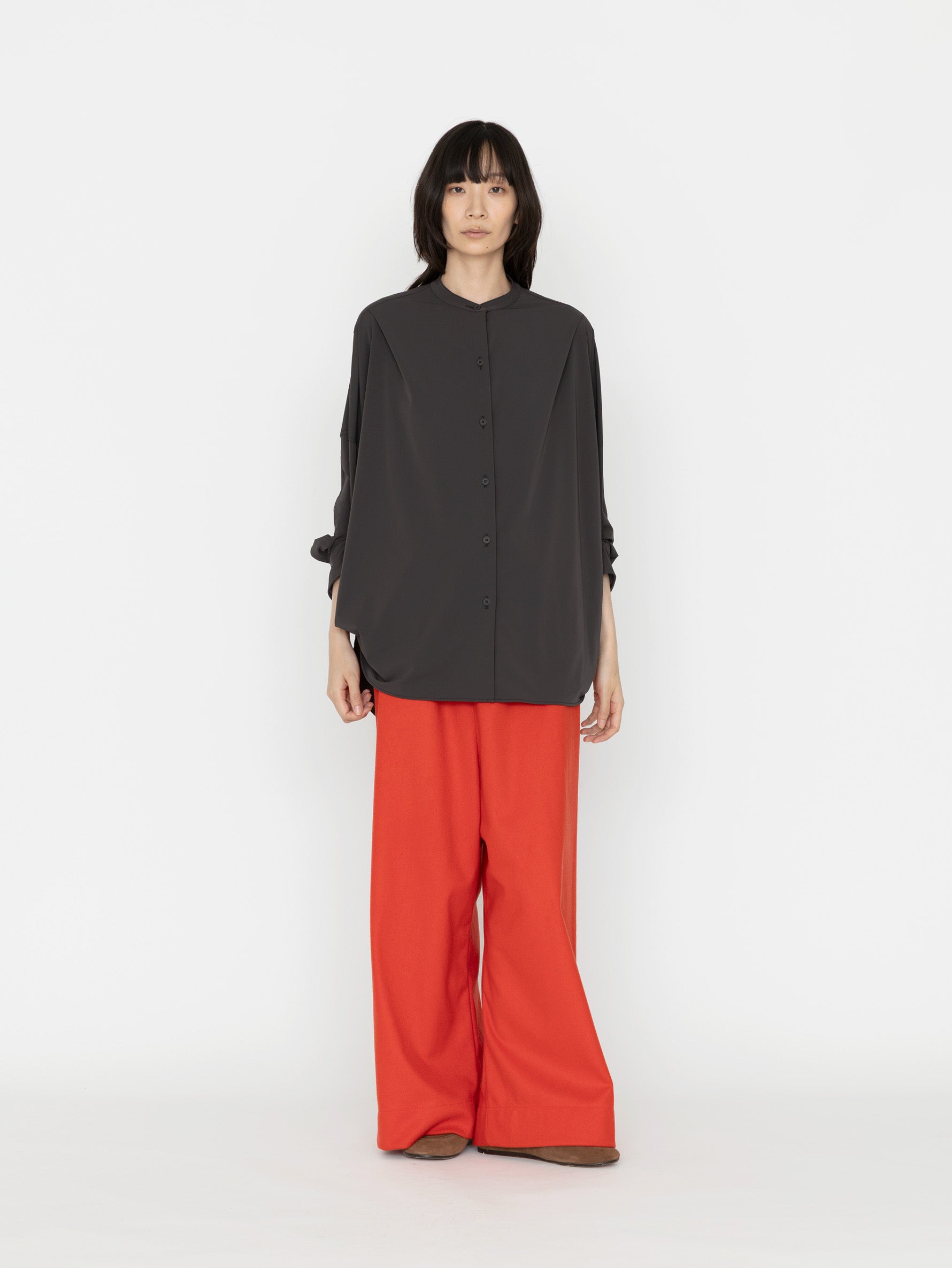 COGTHEBIGSMOKE | OLGA BAND COLLAR SHIRT 15101-238-1507-1