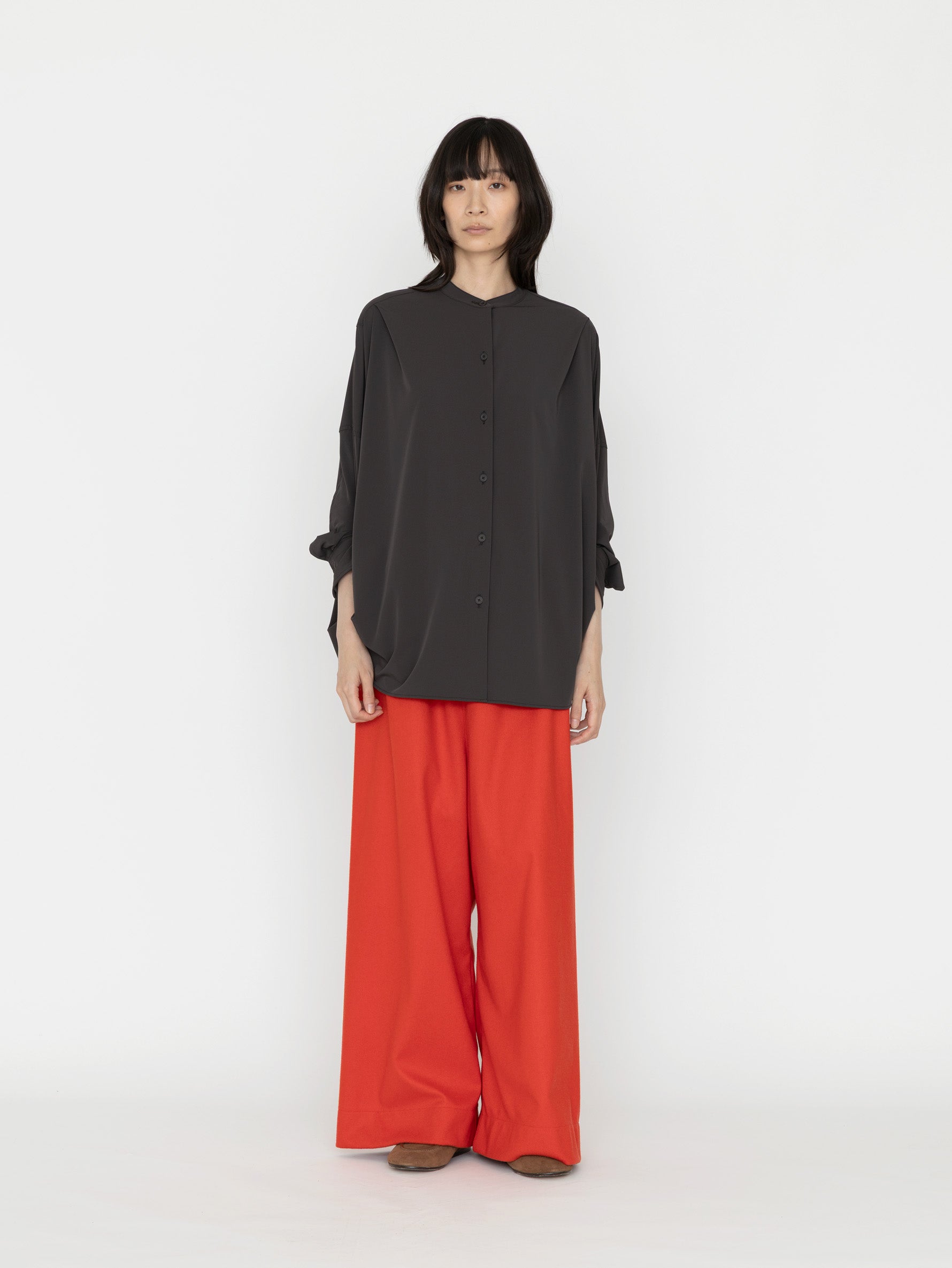 COGTHEBIGSMOKE | OLGA BAND COLLAR SHIRT 15101-238-1507-1