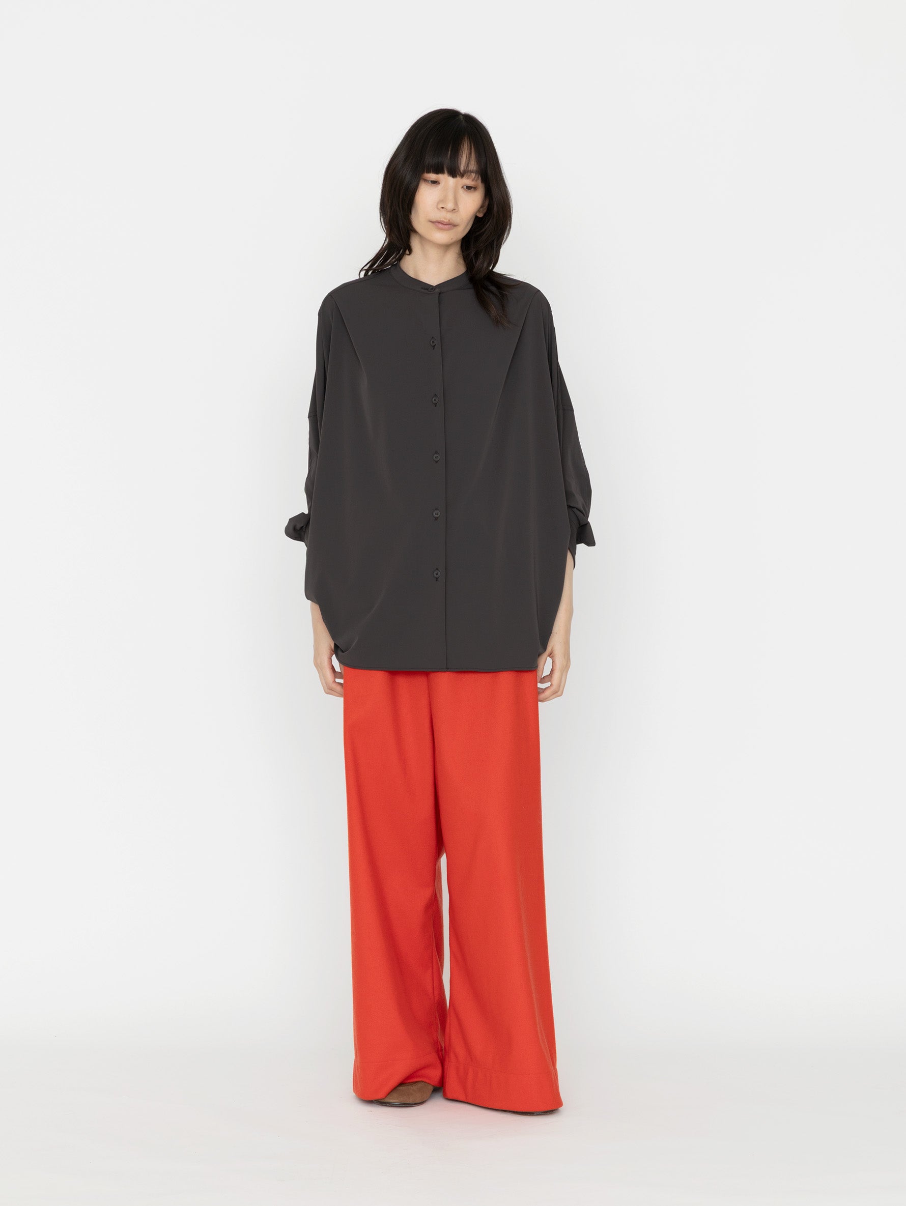COGTHEBIGSMOKE | OLGA BAND COLLAR SHIRT 15101-238-1507-1