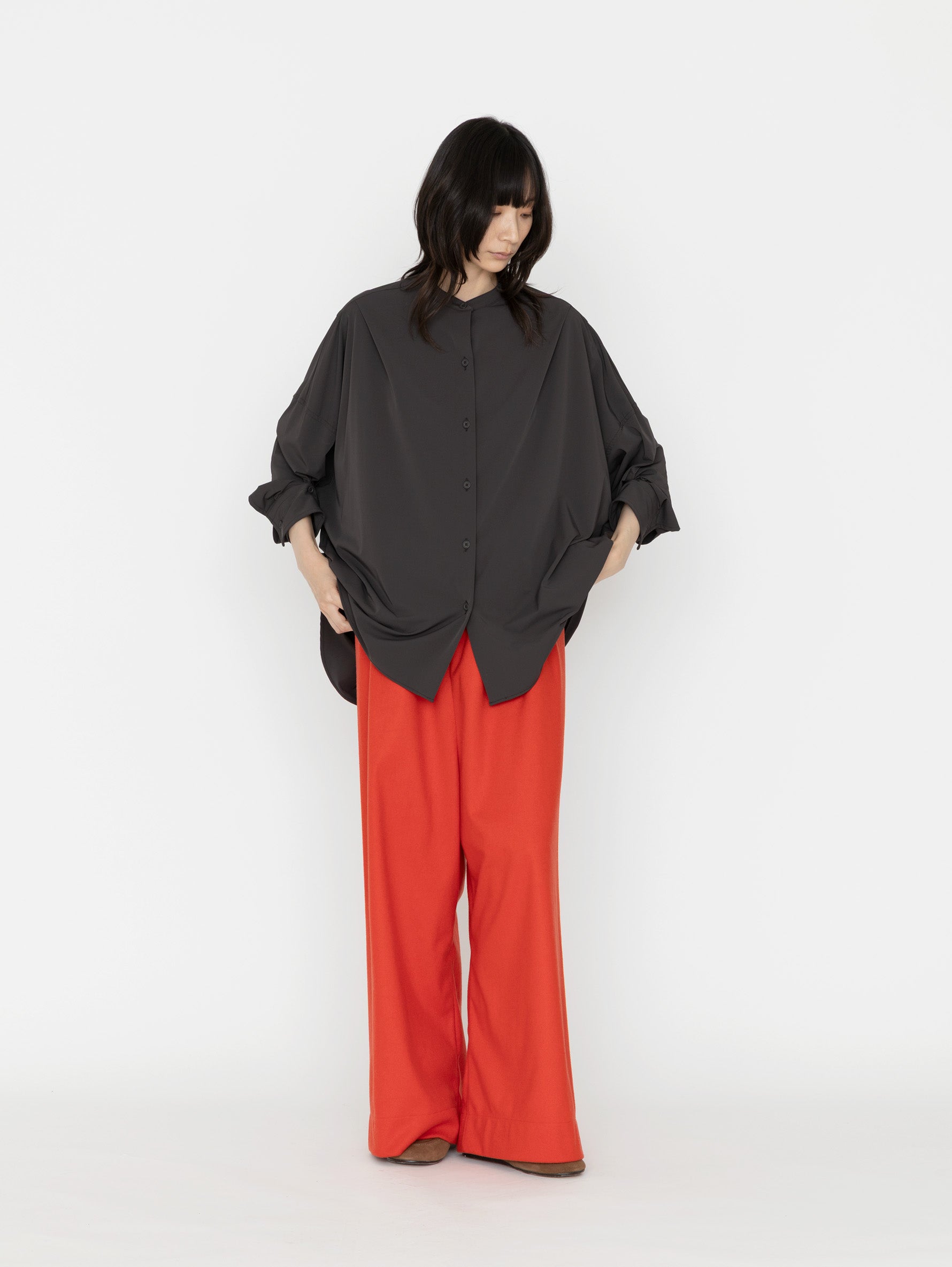 COGTHEBIGSMOKE | OLGA BAND COLLAR SHIRT 15101-238-1507-1