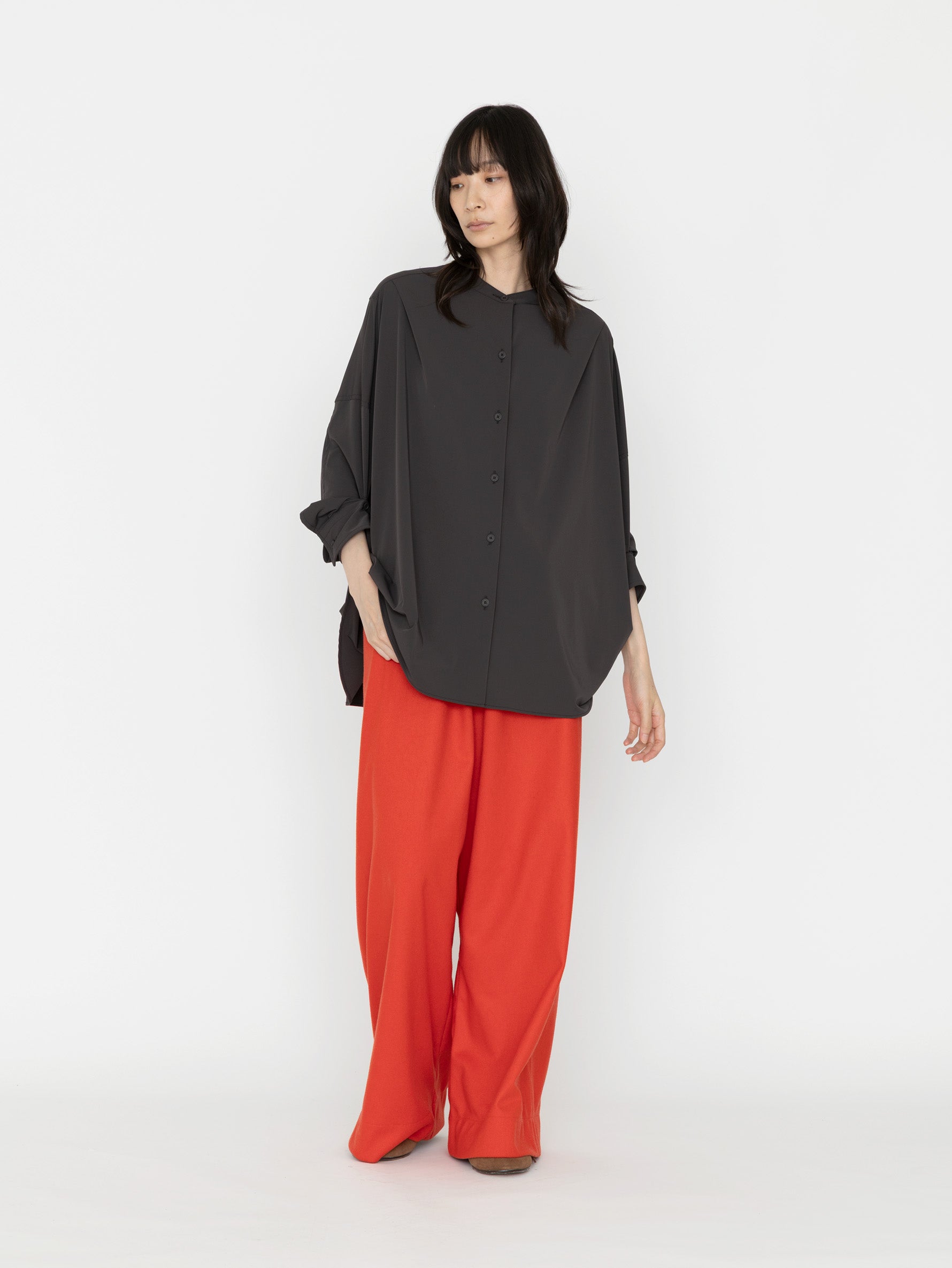 COGTHEBIGSMOKE | OLGA BAND COLLAR SHIRT 15101-238-1507-1