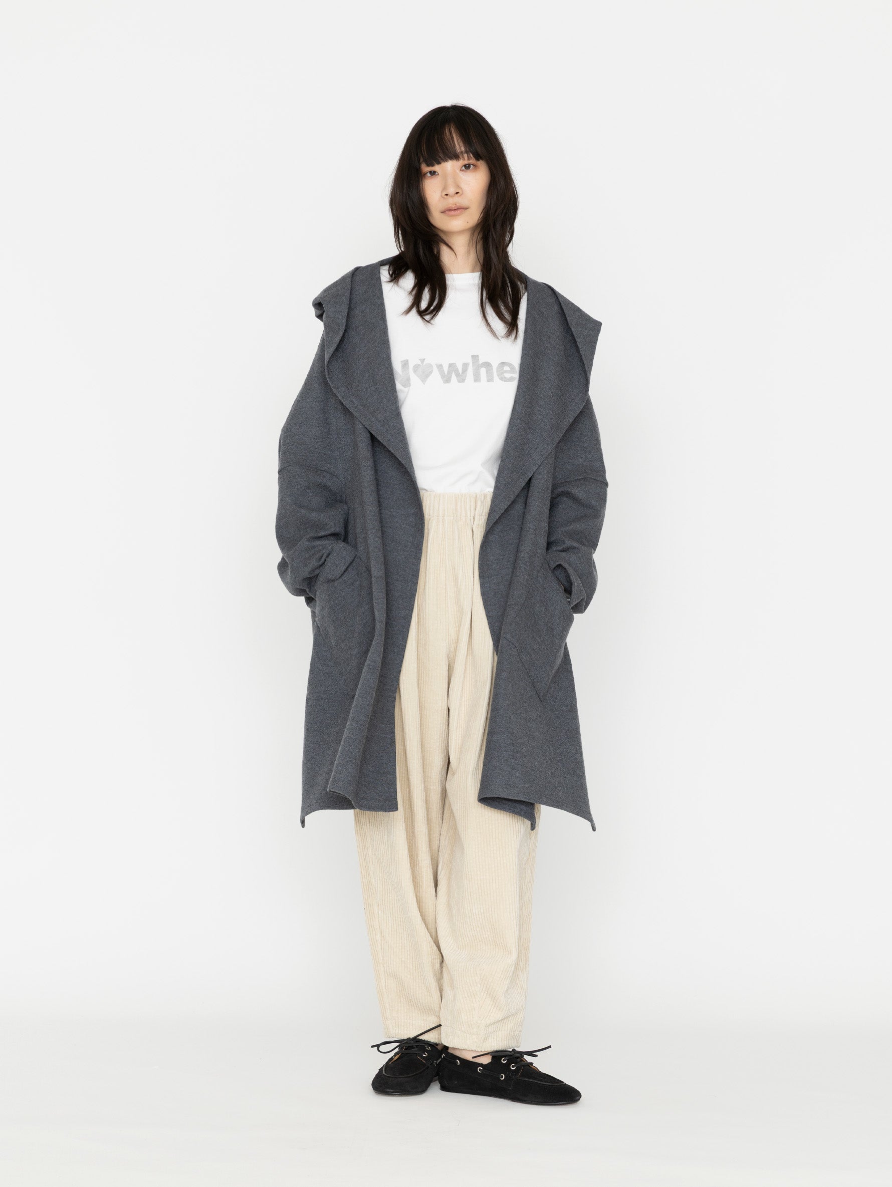 COGTHEBIGSMOKE | ORNELLA HOODED WRAP COAT 15802-263-1520-1