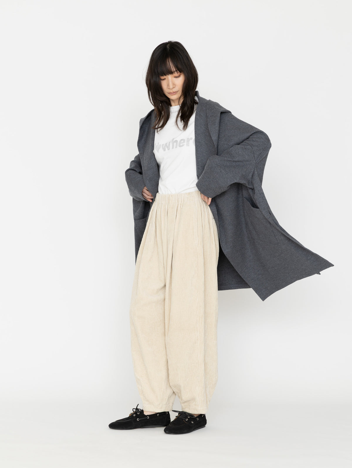 COGTHEBIGSMOKE | ORNELLA HOODED WRAP COAT 15802-263-1520-1