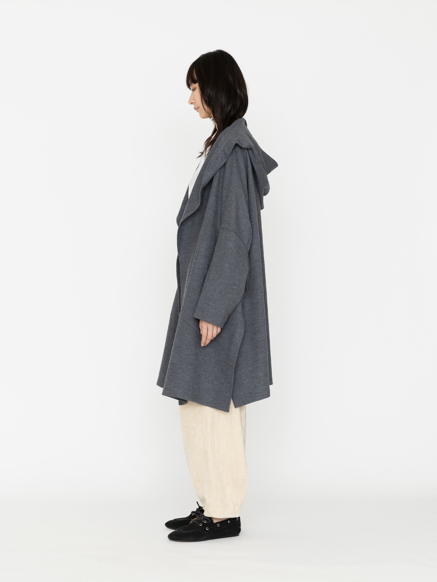 COGTHEBIGSMOKE | ORNELLA HOODED WRAP COAT 15802-263-1520-1