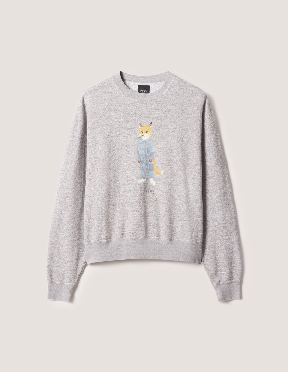 MAISON KITSUNÉ × KURO THE CRAFTED FOX SWEATSHIRT