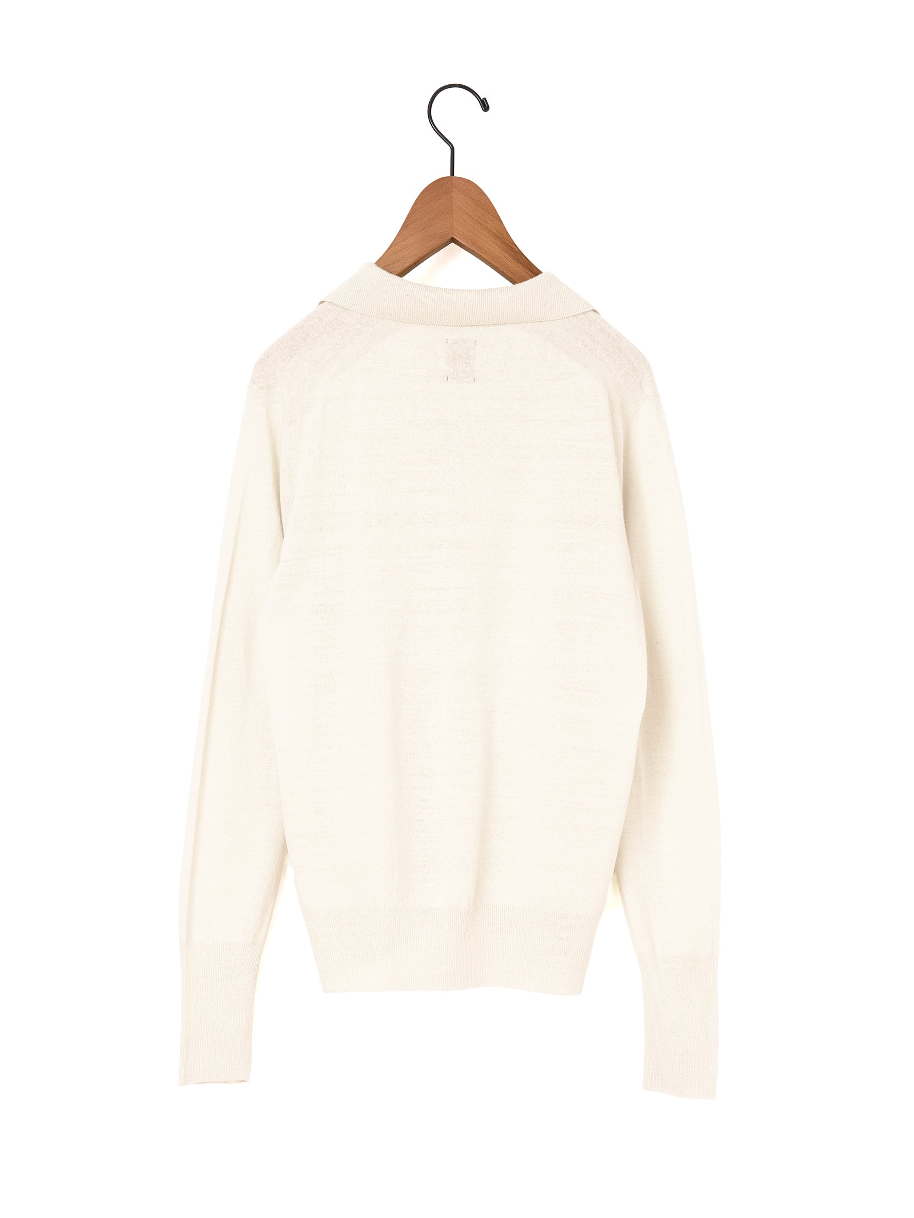 BATONER | REVIVAL SOFT SILK POLO CARDIGAN BN-26SL-034