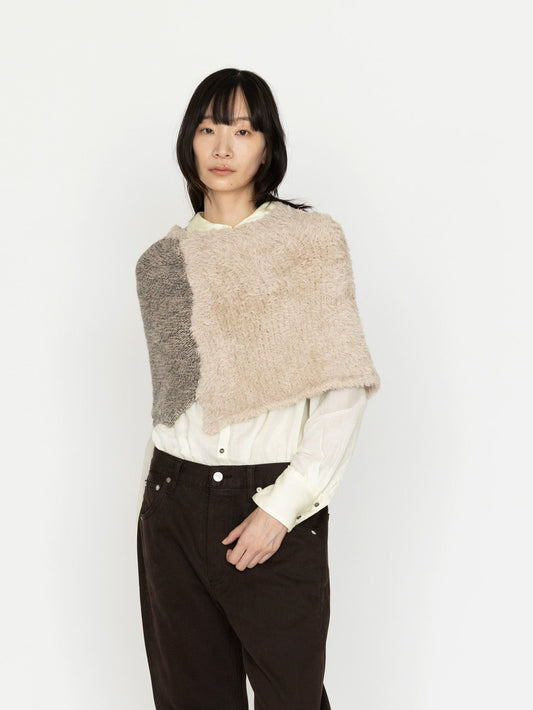 enrica | ウールニットケープ KNIT298