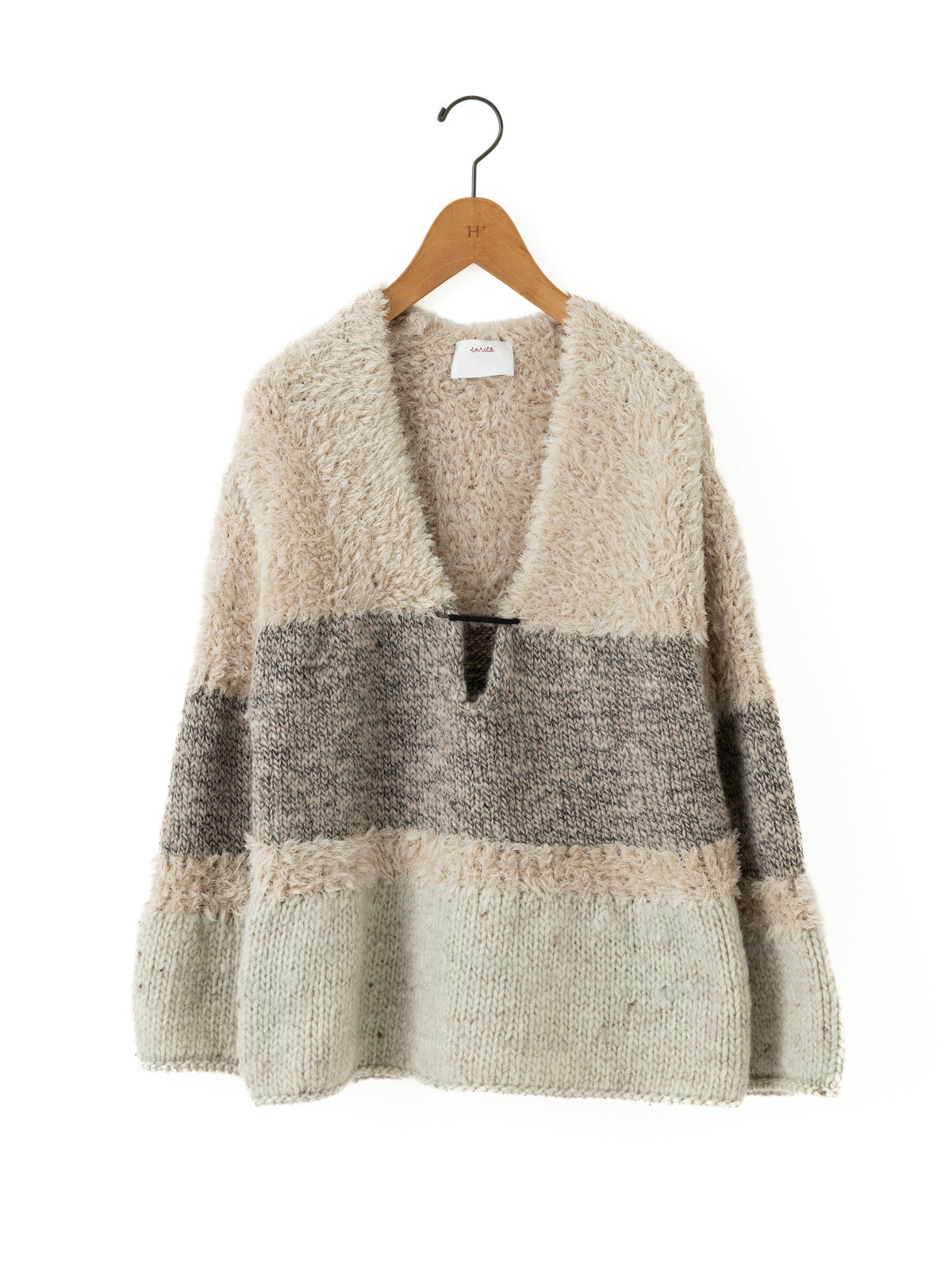 enrica | ウールニットVネックトップス KNIT299