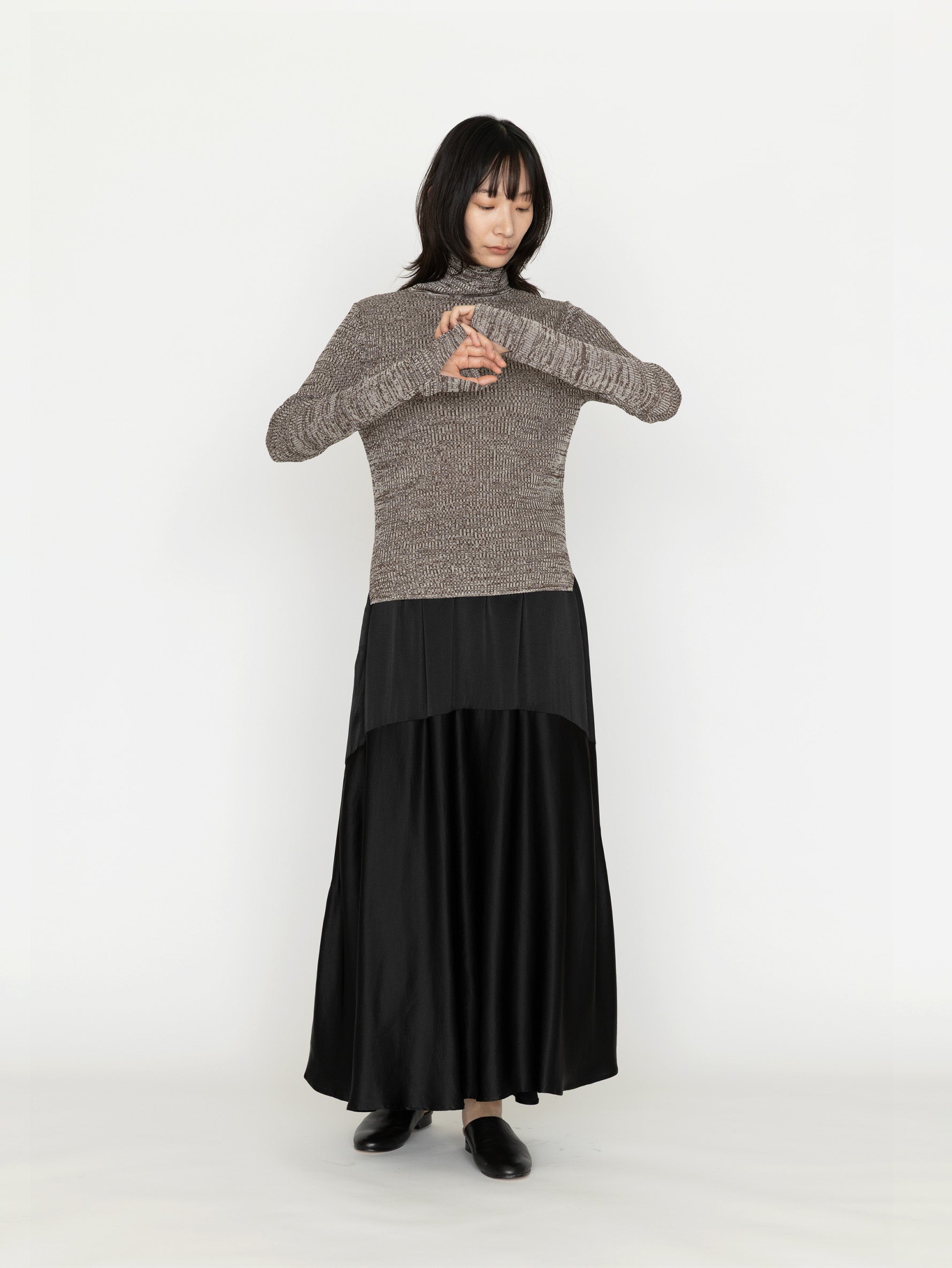 enrica | シルクハイゲージニットハイネックニット KNIT288