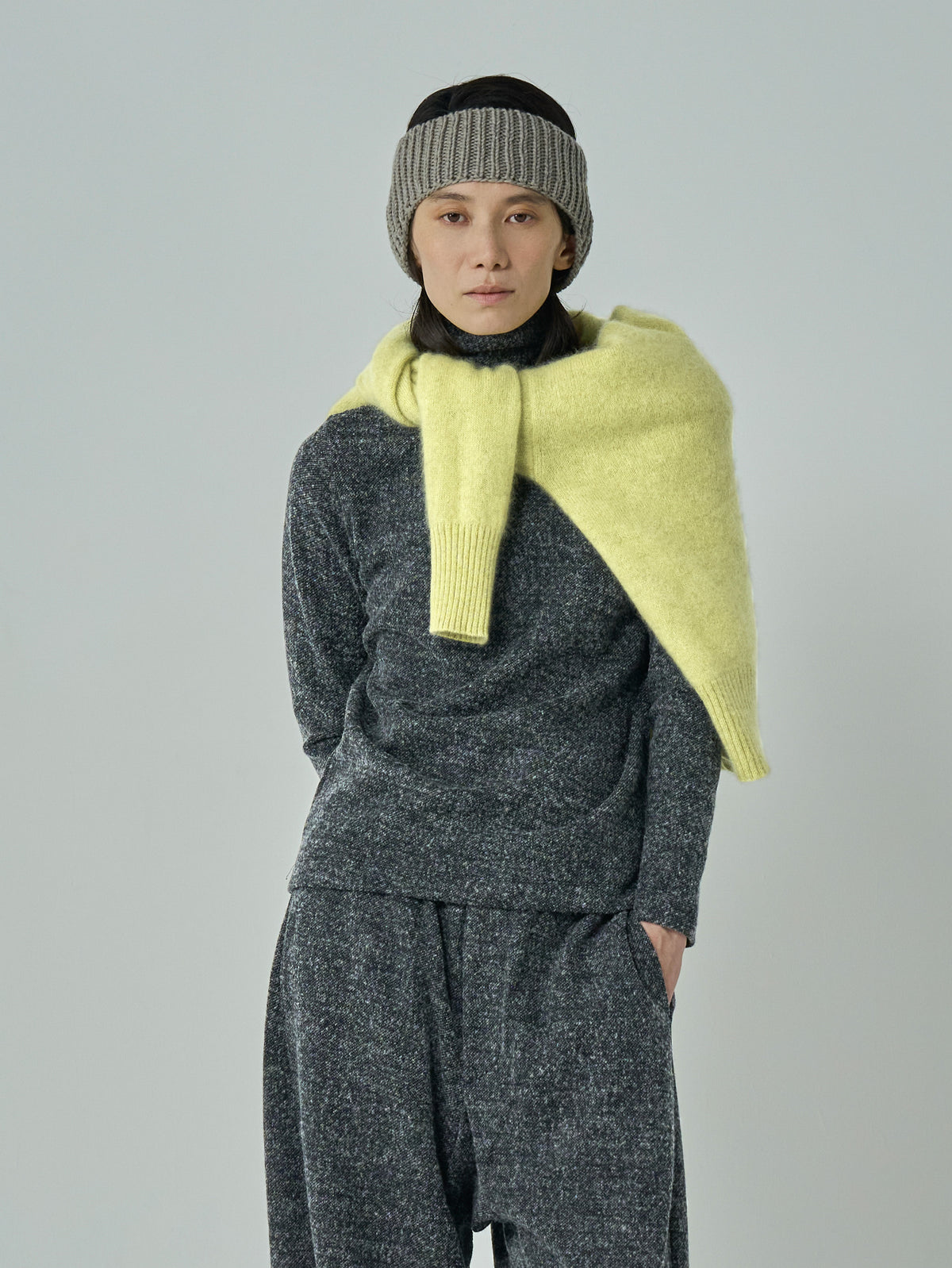SEEALL | BUTTONED HIGHNECK TOP SAW61 TS901