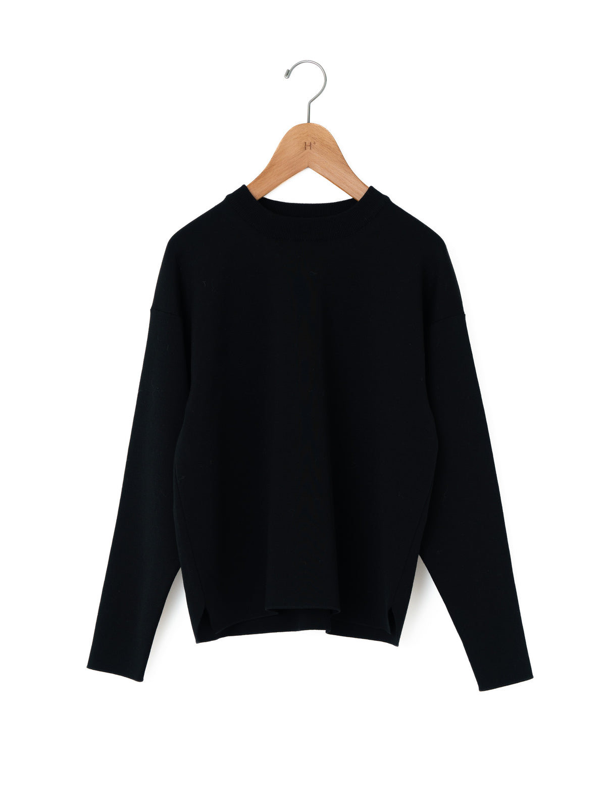 BATONER | 32G SMOOTH WOOL CREW NECK BN-26FL-014