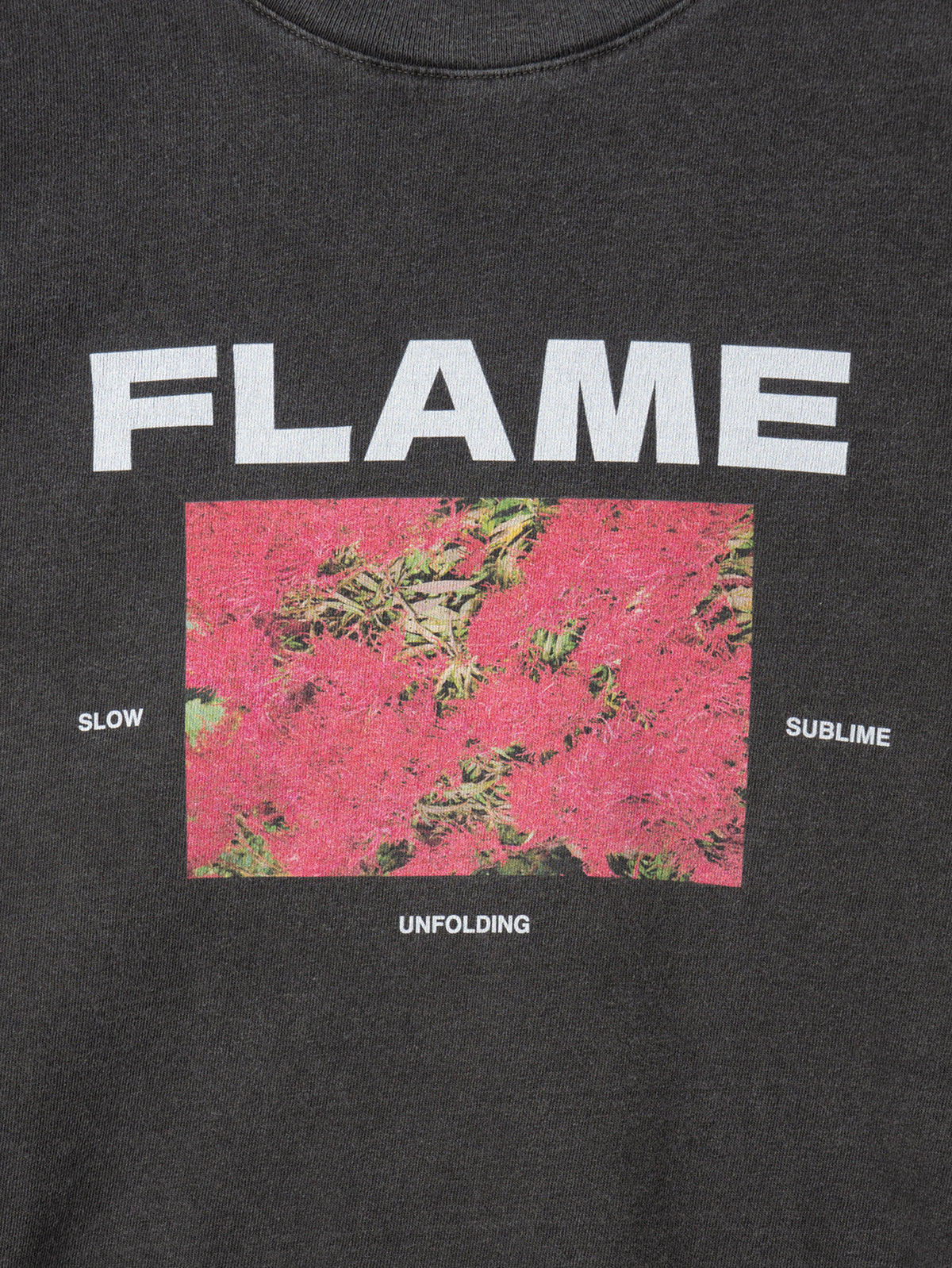 KURO | 17/-ROUND SHAPE DYED TEE "Flame" 964326