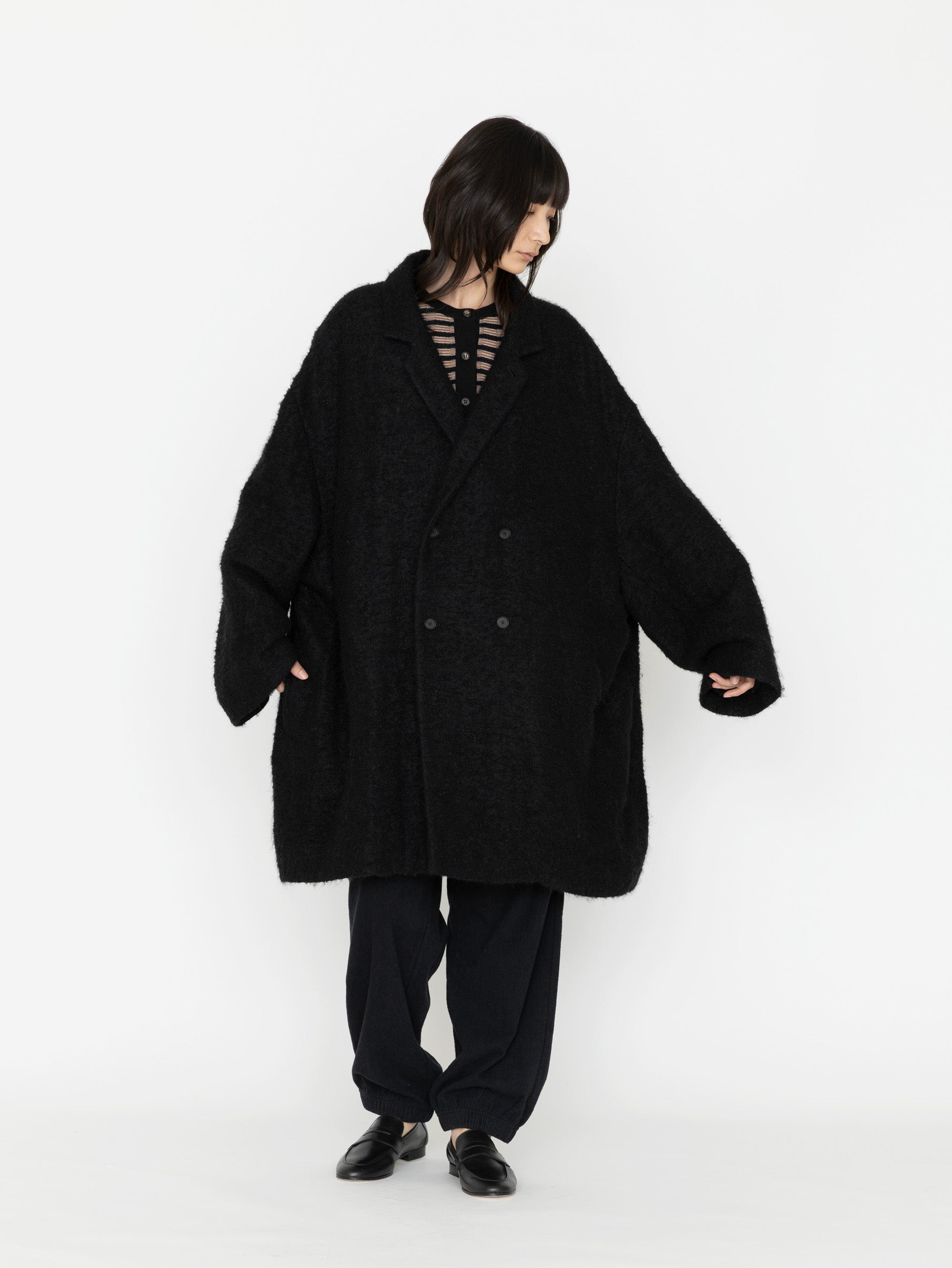 SEEALL |EXTRA OVERSIZED HALF COAT SAU61 CT182
