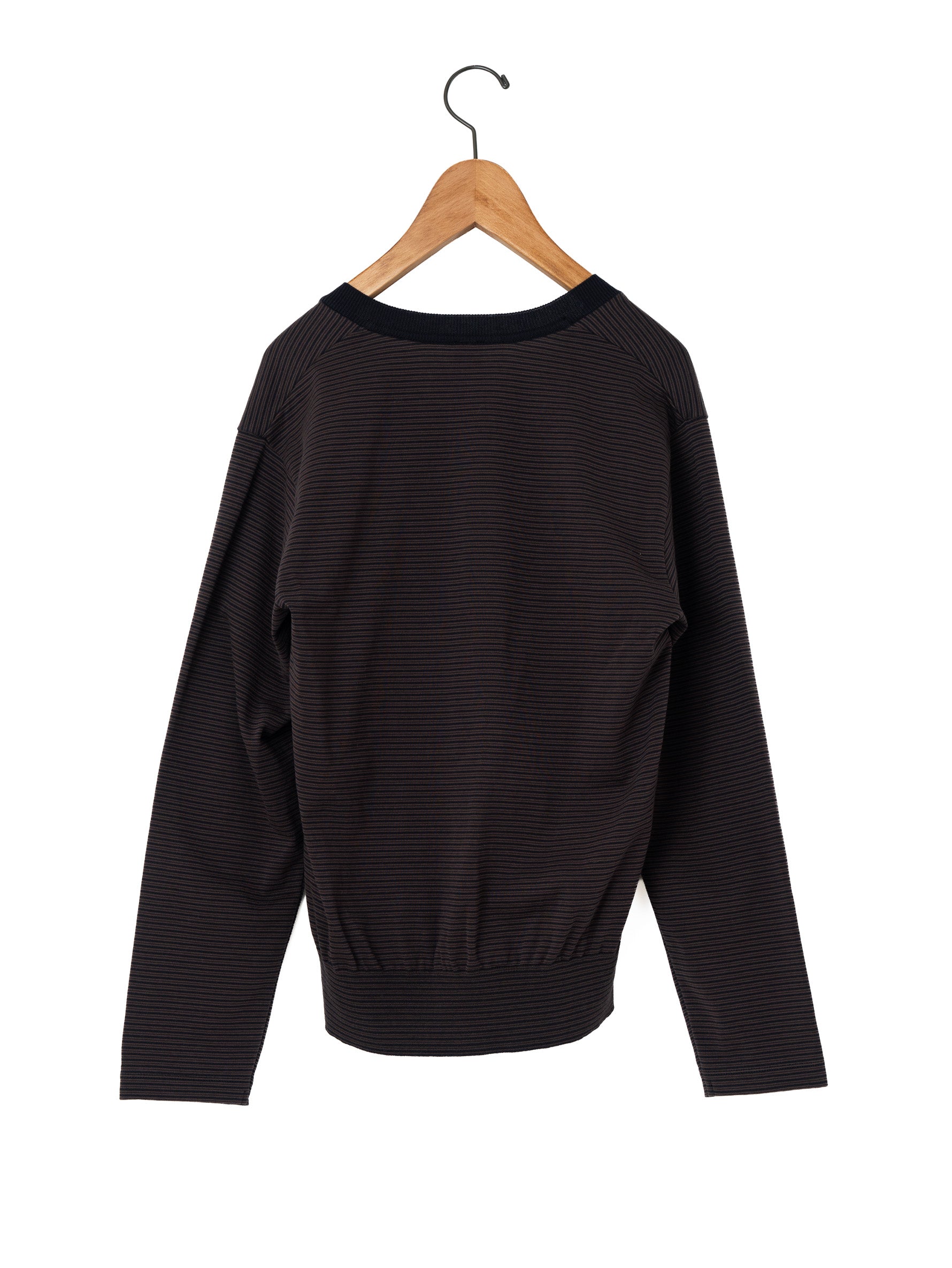 BATONER | BLOWSING V NECK LONG SLEEVE T-SHIRT BN-26FL-005