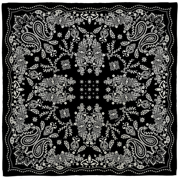 manipuri | ＜シルクスカーフ65＞カレイドバンダナ – H+HELIOTROPE