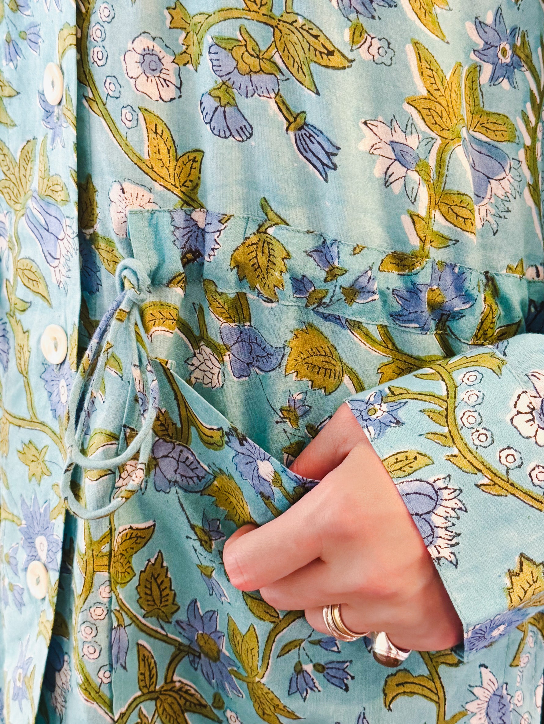 H.A.O | Block Print L/S SHIRT S24TP001